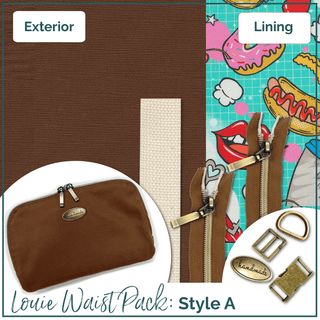 The Louie Waist Pack Kit - Emmaline Bags Inc.