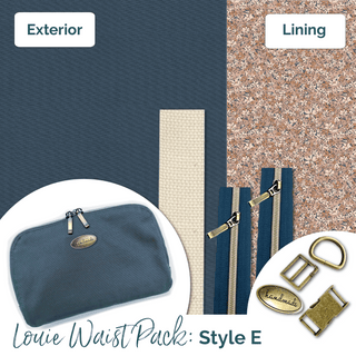 The Louie Waist Pack Kit - Emmaline Bags Inc.