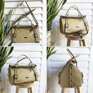 The Merryn Handbag by Country Cow Designs (Printed Paper Book Pattern) - Emmaline Bags Inc.-Sewing Patterns