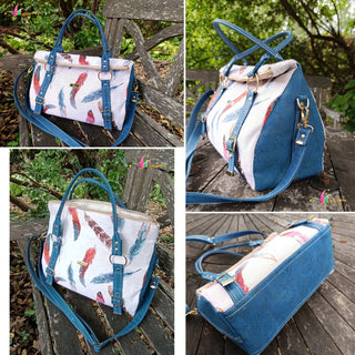 The Merryn Handbag by Country Cow Designs (Printed Paper Book Pattern) - Emmaline Bags Inc.-Sewing Patterns