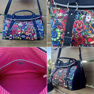 The Merryn Handbag by Country Cow Designs (Printed Paper Book Pattern) - Emmaline Bags Inc.-Sewing Patterns