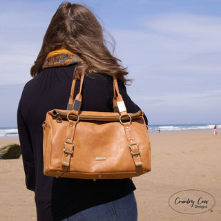 The Merryn Handbag by Country Cow Designs (Printed Paper Book Pattern) - Emmaline Bags Inc.-Sewing Patterns