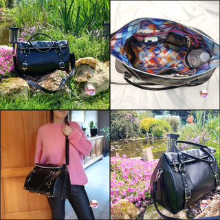 The Merryn Handbag by Country Cow Designs (Printed Paper Book Pattern) - Emmaline Bags Inc.-Sewing Patterns