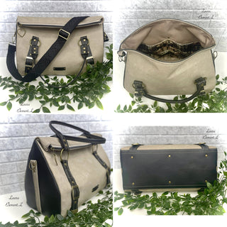 The Merryn Handbag by Country Cow Designs (Printed Paper Book Pattern) - Emmaline Bags Inc.-Sewing Patterns
