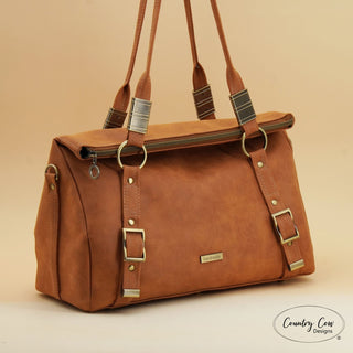 The Merryn Handbag by Country Cow Designs (Printed Paper Book Pattern) - Emmaline Bags Inc.-Sewing Patterns