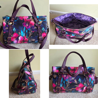 The Merryn Handbag by Country Cow Designs (Printed Paper Book Pattern) - Emmaline Bags Inc.-Sewing Patterns