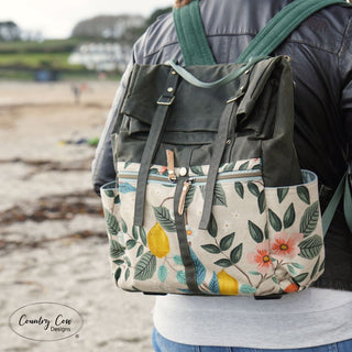 The Passenger Backpack by Country Cow Designs (Printed Paper Book Pattern) - Emmaline Bags Inc. - Sewing Patterns