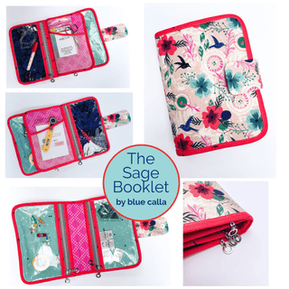 The Sage Booklet by Blue Calla (Printed Paper Pattern) - Emmaline Bags Inc.