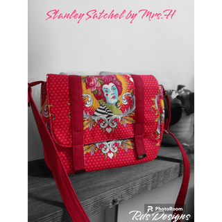 The Stanley Satchel by Sewing Patterns by Mrs H (Printed Paper Pattern) - Emmaline Bags Inc.