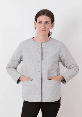 The Tamarack Jacket (Sizes 0 - 18) by Grainline Studio (Printed Paper Pattern) - Emmaline Bags Inc. - Sewing Patterns