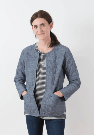The Tamarack Jacket (Sizes 0 - 18) by Grainline Studio (Printed Paper Pattern) - Emmaline Bags Inc. - Sewing Patterns