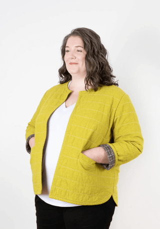 The Tamarack Jacket (Sizes 14 - 32) by Grainline Studio (Printed Paper Pattern) - Emmaline Bags Inc. - Sewing Patterns