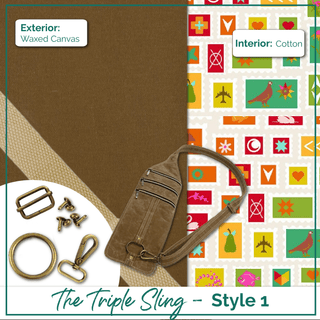 The Triple Sling - Complete Bag Making Kit - Emmaline Bags Inc. - Bag Kit