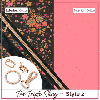 The Triple Sling - Complete Bag Making Kit - Emmaline Bags Inc. - Bag Kit