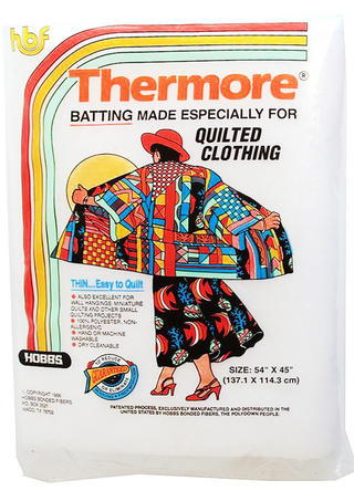 Thermore® | Quilted Clothing Batting | 54" x 45" (137.1 x 114.3cm) - Emmaline Bags Inc.-Interfacing & Specialty Fabric