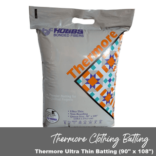 Thermore® | Quilted Clothing Batting | 90" x 108" (228.6 x 274.3cm) - Emmaline Bags Inc.-Interfacing & Specialty Fabric