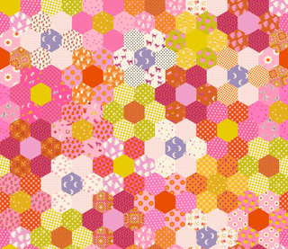 Thistle Flower Garden (108") // Catnap by Ruby Star Society (1/4 yard) - Emmaline Bags Inc. - Fabric