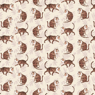 Tigers | Wild at Heart for FIGO (¼ Yard) - Emmaline Bags Inc.-Fabric
