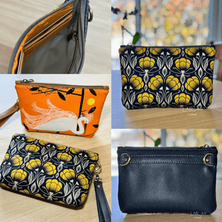 Tracy Wristlet by Linds Handmade (Printed Paper Pattern) - Emmaline Bags Inc.