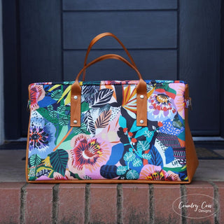 Travel Light Duffle by Country Cow Designs (Printed Paper Book Pattern) - Emmaline Bags Inc. - Sewing Patterns