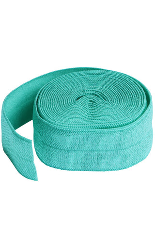 Turquoise | Fold Over Elastic | ¾" (20 mm) (2 Yard Package) - Emmaline Bags Inc.-Sewing Supplies & Notions