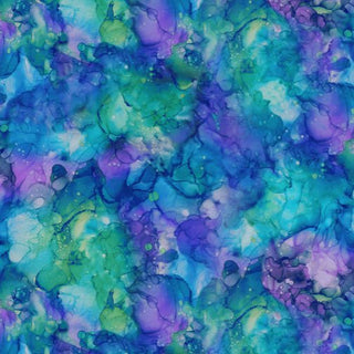 Turquoise Texture | Coral Reef for Northcott (¼ Yard) - Emmaline Bags Inc. - Fabric