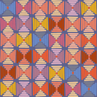 Twilight Courthouse Steps (Canvas) | Persimmon by Ruby Star Society (¼ Yard) - Emmaline Bags Inc.-Fabric