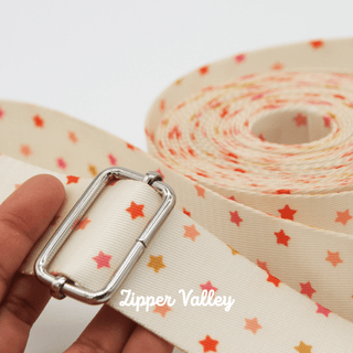 Twinkle Twinkle | Zipper Valley Printed Webbing (6 Yards) | 1" Wide (25 mm) - Emmaline Bags Inc. - Straps & Handles