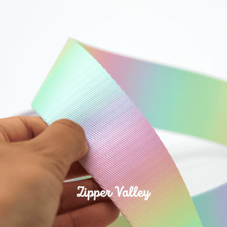 Unicorn Pixie Dust | Zipper Valley Printed Webbing (6 Yards) | 1" Wide (25 mm) - Emmaline Bags Inc. - Straps & Handles