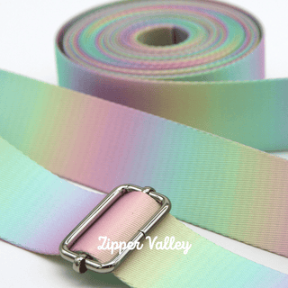 Unicorn Pixie Dust | Zipper Valley Printed Webbing (6 Yards) | 1 ½" Wide (38 mm) - Emmaline Bags Inc. - Straps & Handles