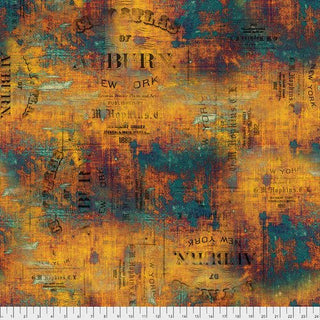 Urban Grunge - Patina // Abandoned by Tim Holtz - (1/4 yard) - Emmaline Bags Inc.