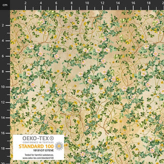 Vintage Windflower | for Stof (¼ Yard) - Emmaline Bags Inc.-Fabric