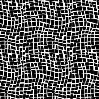 Wavy Grid // All or Nothing for Studio e (1/4 yard) - Emmaline Bags Inc.