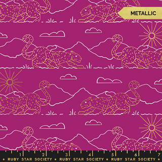 Berry Aristocat (Metallic) | Reign by Ruby Star Society (¼ Yard)