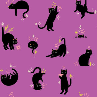 Witchy Catwalk | Freaky Familiars by Ruby Star Society (¼ Yard) - Emmaline Bags Inc.-Fabric
