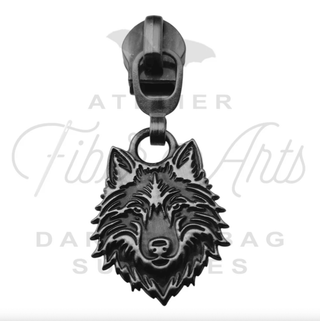 Wolf Zipper Sliders w/ Pulls | SIZE5 (2 Pack) - Emmaline Bags Inc. - Bag Zippers