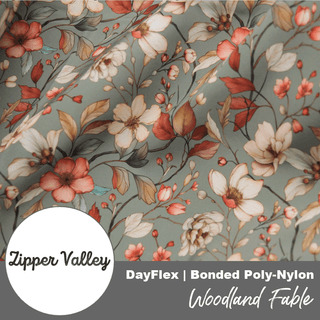 Woodland Fable | Zipper Valley DayFlex (Bonded Poly-Nylon) | 1 Yard Pre-Cut - Emmaline Bags Inc.-Fabric