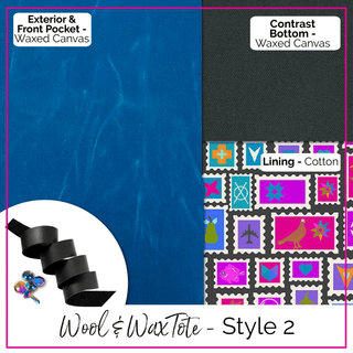 Wool+Wax Tote | Bag Making Kit - Emmaline Bags Inc.-Bag Kit
