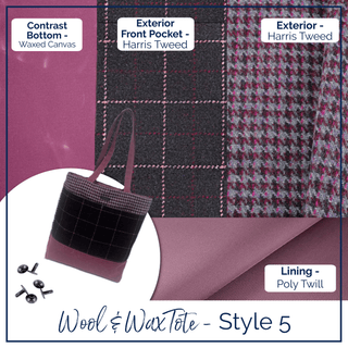 Wool+Wax Tote | Bag Making Kit - Emmaline Bags Inc.-Bag Kit