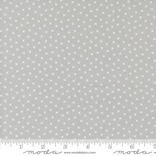 X's in Grey // Coriander Colors for Moda (1/4 yard) - Emmaline Bags Inc.