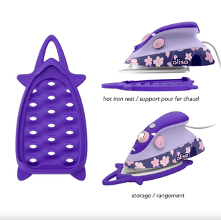 Yaya Han Cherry Blossom | Oliso Mini Iron with Trivet & LED Light - Emmaline Bags Inc.-Sewing Supplies & Notions