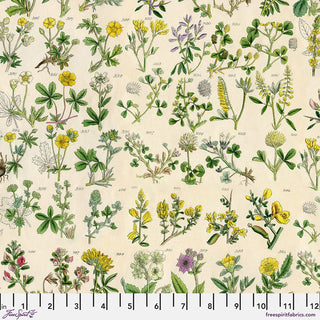 Yellow Botanical // Tim Holtz Eclectic Elements - Palette - (1/4 yard) - Emmaline Bags Inc.