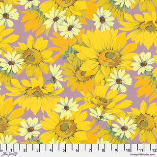 Yellow Sunflowers // Nation of Flowers for FreeSpirit (1/4 yard) - Emmaline Bags Inc.