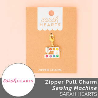 Zipper Charm: Sewing Machine - Emmaline Bags Inc.