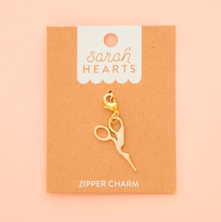 Zipper Charm: Stork Scissor - Emmaline Bags Inc. - Sewing Supplies & Notions