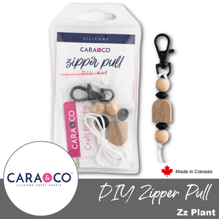 Zz Plant | DIY Zipper Charm Pull Kit - Emmaline Bags Inc. - Sewing Supplies & Notions