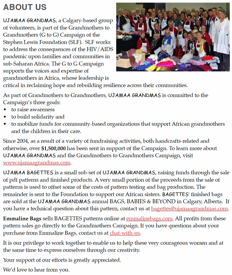 PDF - Retreat Backpack by UJAMAA BAGETTES