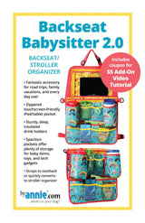 Backseat Babysitter 2.0 from By Annie (Printed Paper Pattern) - Emmaline Bags Inc.