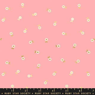 Balmy Falling Flowers (Metallic) • Curio by Ruby Star Society for Moda (1/4 yard) - Emmaline Bags Inc.