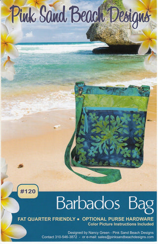 Barbados Bag by Sewing Patterns by Pink Sand Beach (Printed Paper Pattern) - Emmaline Bags Inc.